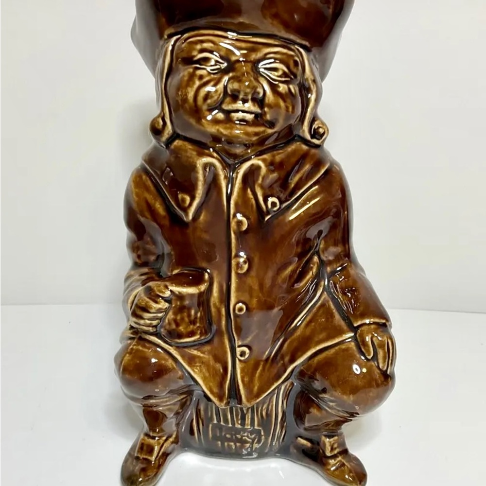 Vintage Pottery Character Toby Jug Mug Brown, England